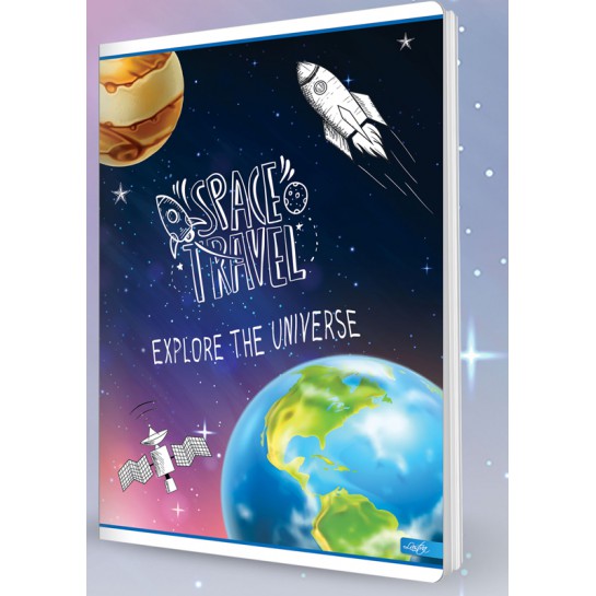 Sąsiuvinis A4 52l 80g linija SPACE