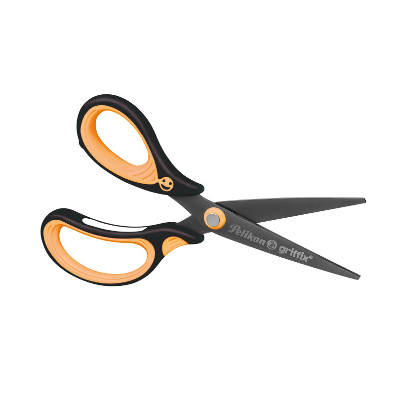 Žirklės GRIFFIX "L" 15cm neon black Žirklės GRIFFIX "L" 15cm neon black