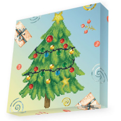 Deimantinė mozaika ERRY CHRISTMAS TREE 28x28