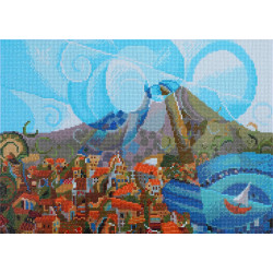 Deimantinė mozaika MOUNT VESUVIUS 37x52