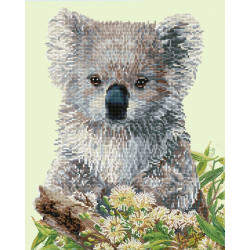 Deimantinė mozaika KOALA EUCALYPTUS BLOSSOM 41x51