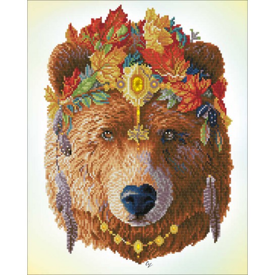 Deimantinė mozaika BOHEMIAN BEAR 41x51