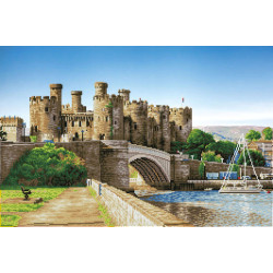 Deimantinė mozaika CONWY CASTLE WALES  50x75