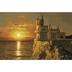 Deimantinė mozaika SWALLOWS NEST CASTLE 50x75