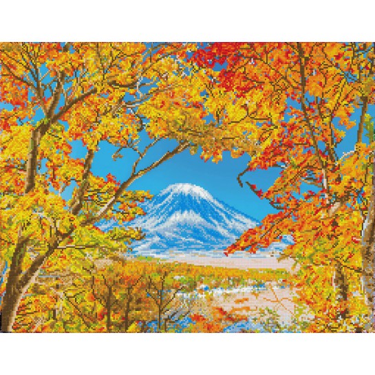 Deimantinė mozaika AUTUMN MOUNTAIN 56x72