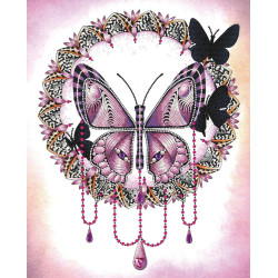Deimantinė mozaika BUTTERFLY ART 51,5x41,5