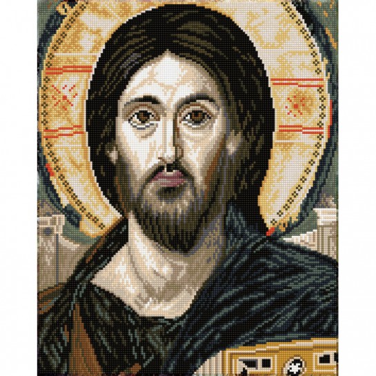 Deimantinė mozaika CHRIST PANTOCRATOR SAINAI 40x50