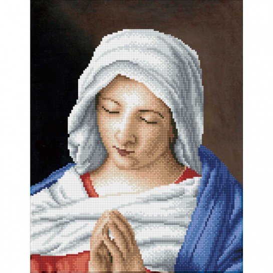 Deimantinė mozaika THE VIRGIN IN PRAYER 35x45