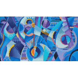 Deimantinė mozaika BLUE MOODS 47x27