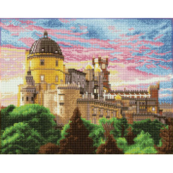 Deimantinė mozaika PENA NATIONAL PALACE SINTRA POTUGAL  47x37