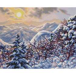Deimantinė mozaika GOLDEN WINTER 42x52