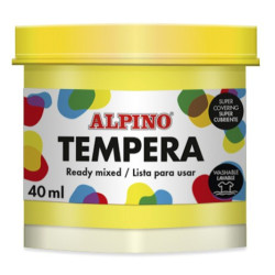 Guašas (tempera) ALPINO 40ml yellow