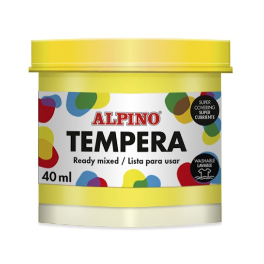 Guašas (tempera) ALPINO 40ml yellow Guašas (tempera) ALPINO 40ml yellow