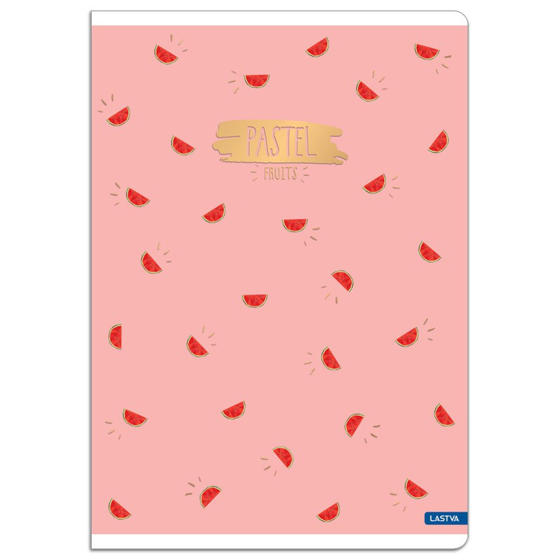 Sąsiuvinis A5 52lap 80g lang PASTEL FRUITS Sąsiuvinis A5 52lap 80g lang PASTEL FRUITS
