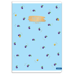 Sąsiuvinis A5 52lap 80g linija PASTEL FRUITS