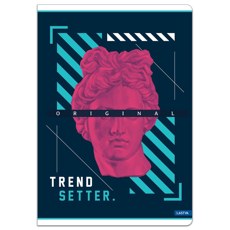 Sąsiuvinis A4 52lap 70g lang TREND SETTER Sąsiuvinis A4 52lap 70g lang TREND SETTER