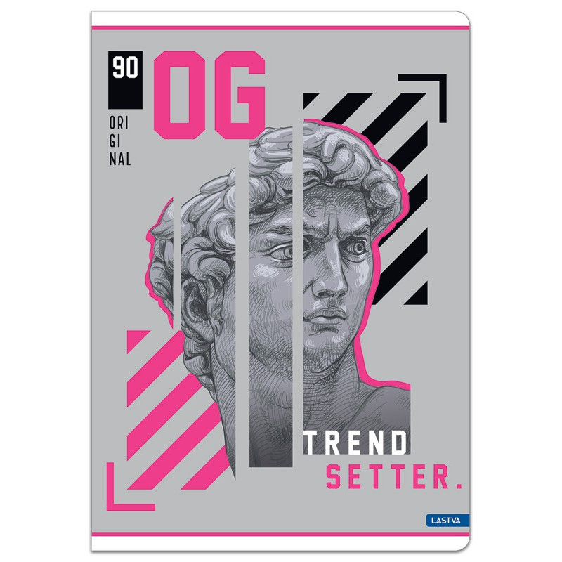 Sąsiuvinis A5 52lap 70g linija TREND SETTER Sąsiuvinis A5 52lap 70g linija TREND SETTER