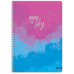 Sąsiuvinis su spirale A4 100lap 70g lang SKY