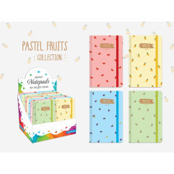 Užrašų knygutė A6 96lap 70g PASTEL FRUITS
