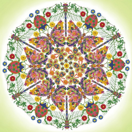 Deimantinė mozaika KALEIDOSCOPE GARDEN 62x62