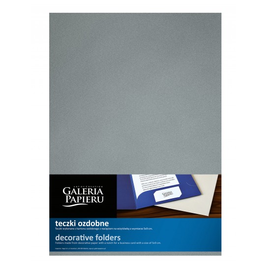 Aplankai A4 10vnt metalic-sidabras Aplankai A4 10vnt metalic-sidabras