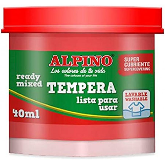 Guašas (tempera) ALPINO 40ml red Guašas (tempera) ALPINO 40ml red