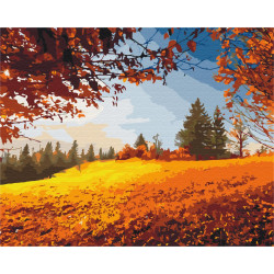 Tapyba pagal skaičius: RUDENS MIŠKAS