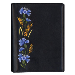 Darbo knyga SPIREX PATTERN A5 cornflower