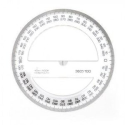 Matlankis 360/12cm, skaidrus