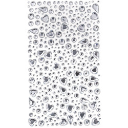 Lipnūs kristalai 250vnt CRYSTAL