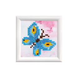 Deimantinė mozaika BUTTERFLY SPARKLR DD Kit with Frame 7x7