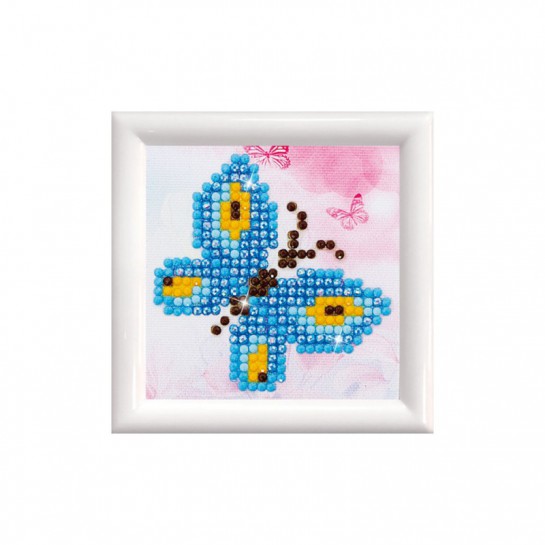 Deimantinė mozaika BUTTERFLY SPARKLR DD Kit with Frame 7x7