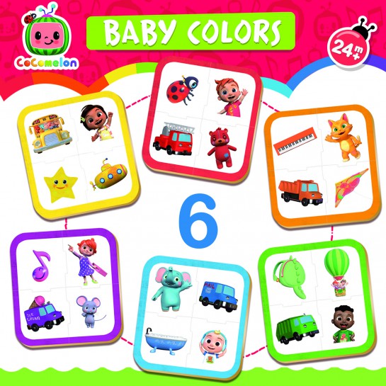 Kūdikių žaidimai BABY COLORS 2-4metų