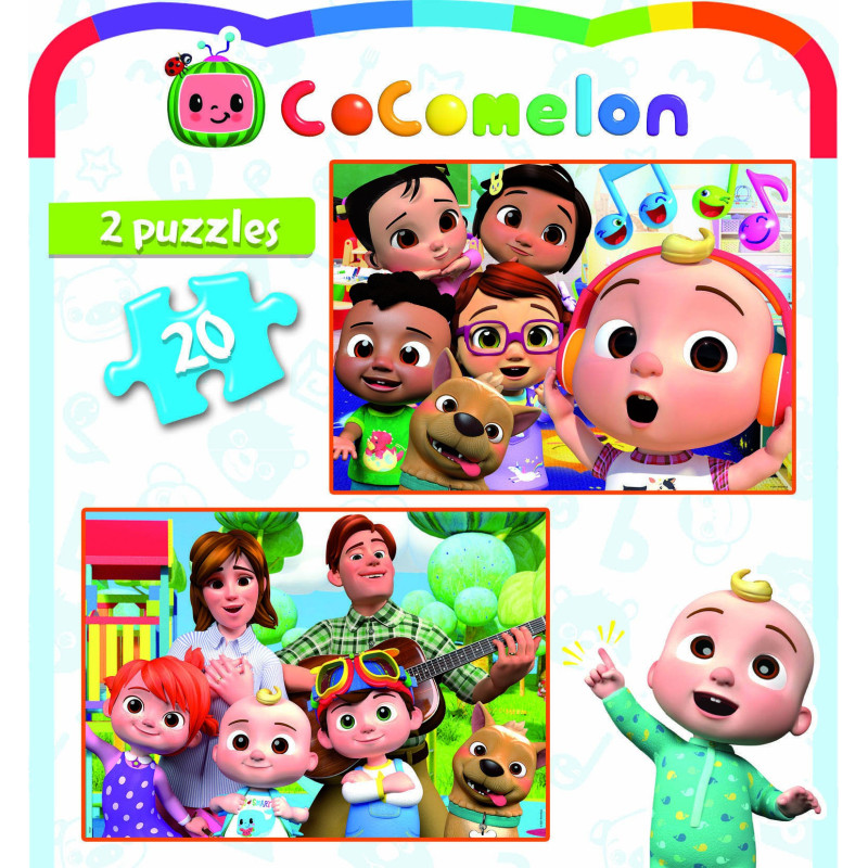 2 dėlionės (puzzle) 2x20 COCOMELON 3-5metų 2 dėlionės (puzzle) 2x20 COCOMELON 3-5metų