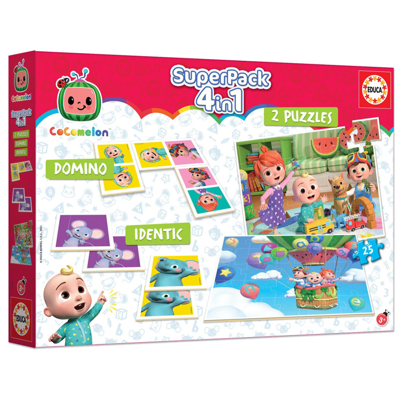 Žaidimas SUPERPACK 4 in 1 3-6metų Žaidimas SUPERPACK 4 in 1 3-6metų
