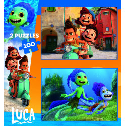 2 dėlionės (puzzle) 2x100 LUCA DISNEY PIXAR 6-8metų 2 dėlionės (puzzle) 2x100 LUCA DISNEY PIXAR 6-8metų
