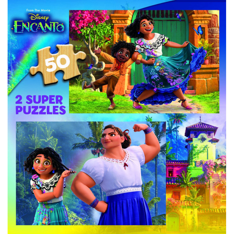 2 dėlionės (puzzle) medinės 2x50 DISNEY ENCANTO 4-6metų 2 dėlionės (puzzle) medinės 2x50 DISNEY ENCANTO 4-6metų