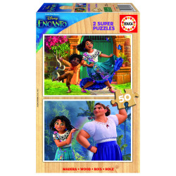 2 dėlionės (puzzle) medinės 2x50 DISNEY ENCANTO 4-6metų 2 dėlionės (puzzle) medinės 2x50 DISNEY ENCANTO 4-6metų