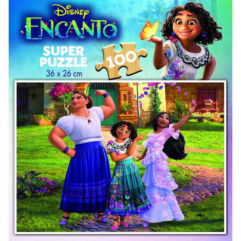 Dėlionė (puzzle) medinė 100 DISNEY ENCANTO 6-8metų Dėlionė (puzzle) medinė 100 DISNEY ENCANTO 6-8metų