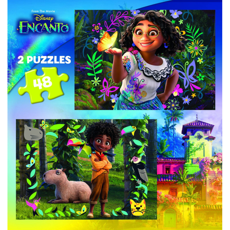 2 dėlionės (puzzle) 2x48 DISNEY ENCANTO 4-6metų 2 dėlionės (puzzle) 2x48 DISNEY ENCANTO 4-6metų
