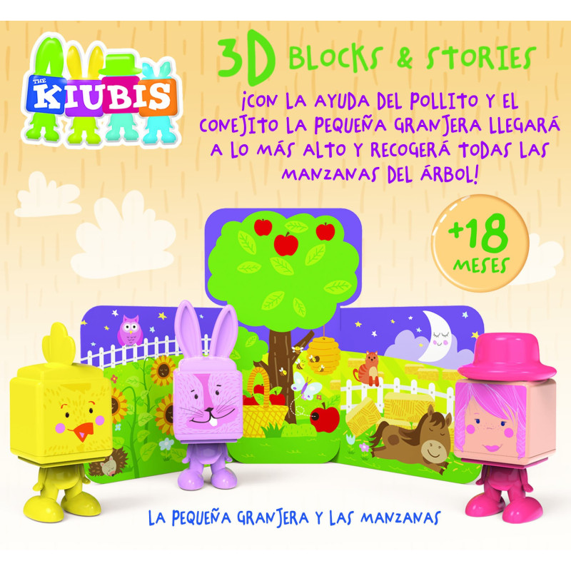 Kūdikių žaidimai 3D THE KUBIS, THE LITTLE FARMER AND THE APPLES 2-4metų Kūdikių žaidimai 3D THE KUBIS, THE LITTLE FARMER AND THE APPLES 2-4metų