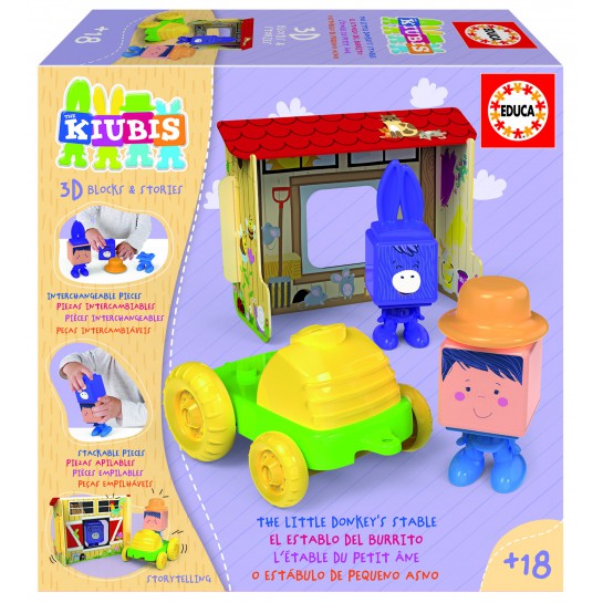 Kūdikių žaidimai 3D THE KUBIS, THE BURRITO STABLE 2-4metų