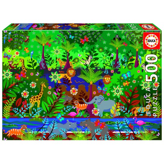 Dėlionė (puzzle) 500 JUNGLA 10-99metų