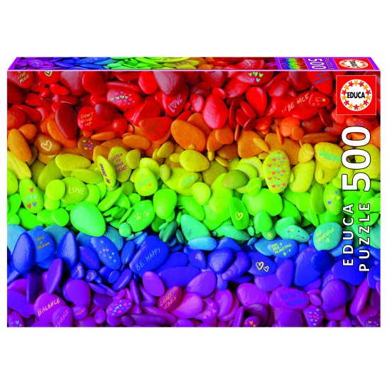 Dėlionė (puzzle) 500 PIEDRAS DE COLORES 10-99metų