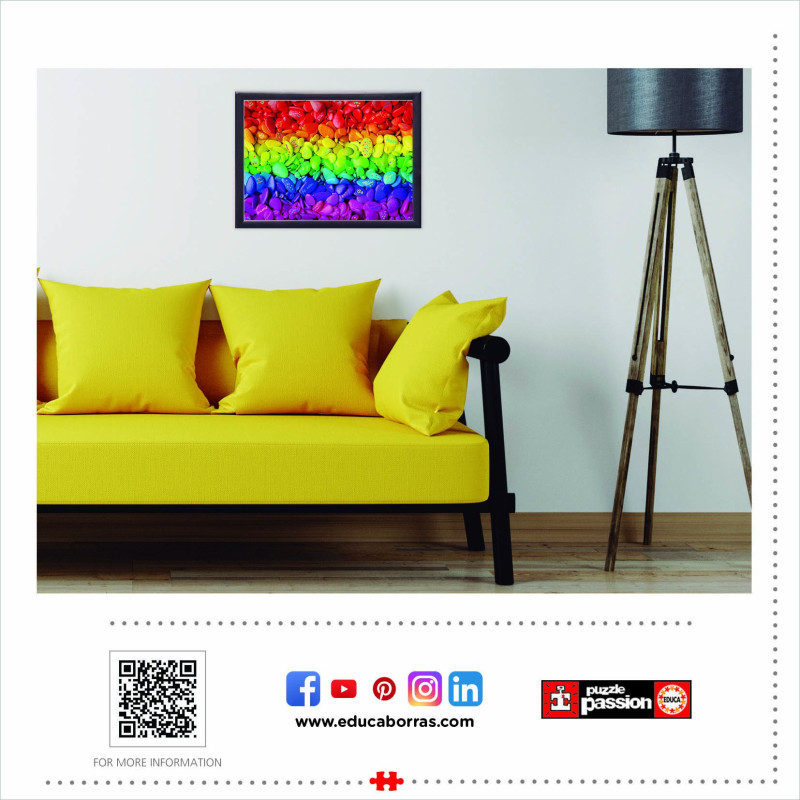 Dėlionė (puzzle) 500 PIEDRAS DE COLORES 10-99metų Dėlionė (puzzle) 500 PIEDRAS DE COLORES 10-99metų