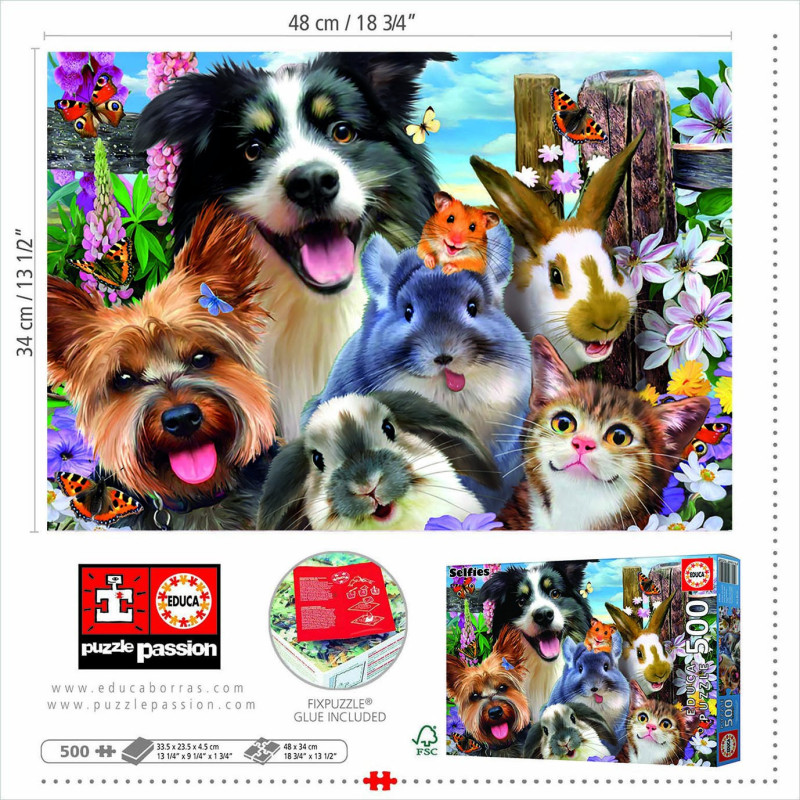 Dėlionė (puzzle) 500 FRIENDS of the YARD 10-99metų Dėlionė (puzzle) 500 FRIENDS of the YARD 10-99metų