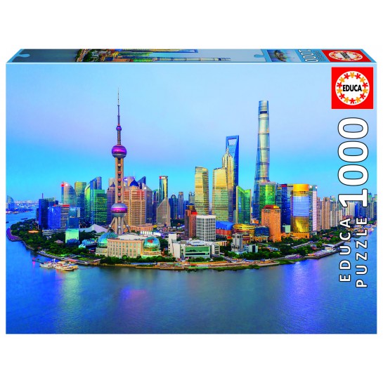 Dėlionė (puzzle) 1000 SHANGHAI al ATARDECER 10-99metų