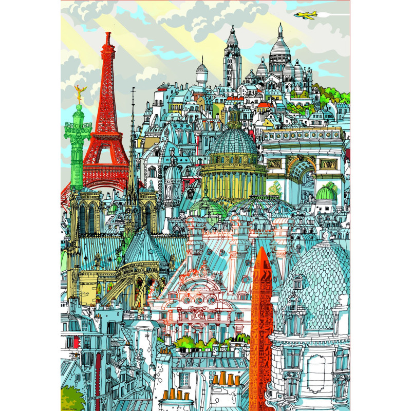 Dėlionė (puzzle) 1000 PARIS, CARLO STANGA 14-99metų Dėlionė (puzzle) 1000 PARIS, CARLO STANGA 14-99metų