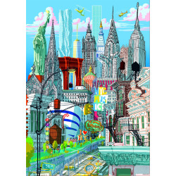 Dėlionė (puzzle) 1000 NEW YORK, CARLO STANGA 14-99metų Dėlionė (puzzle) 1000 NEW YORK, CARLO STANGA 14-99metų