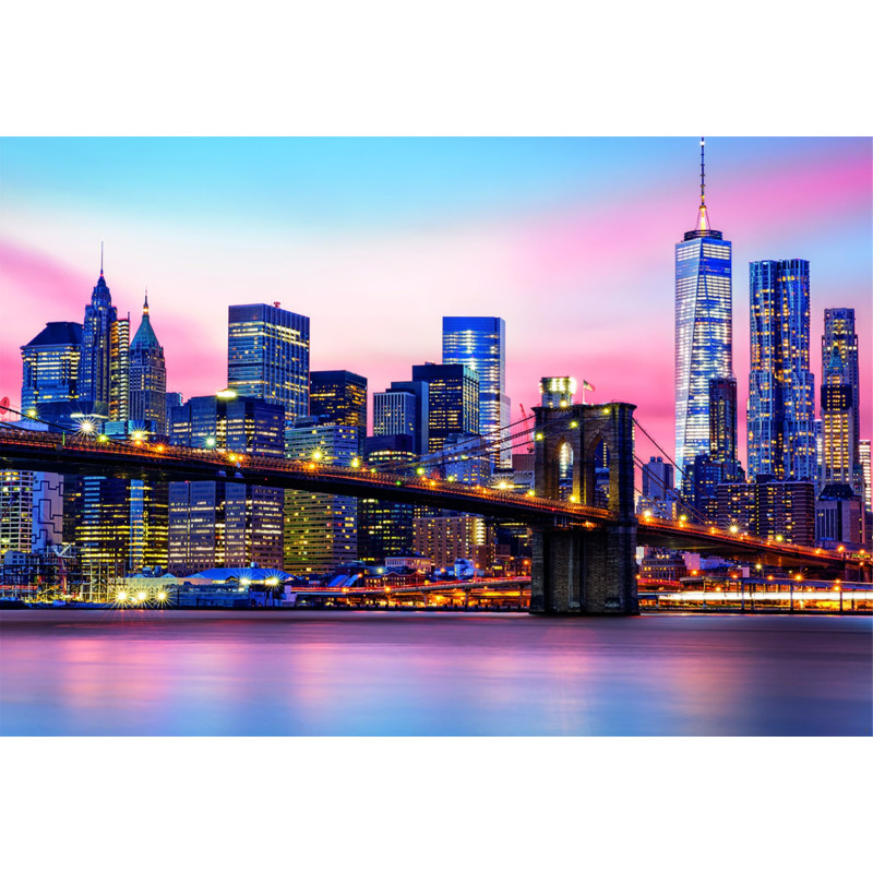 Dėlionė (puzzle) 1000 BROOKLYN BRIDGE NEON 14-99metų Dėlionė (puzzle) 1000 BROOKLYN BRIDGE NEON 14-99metų